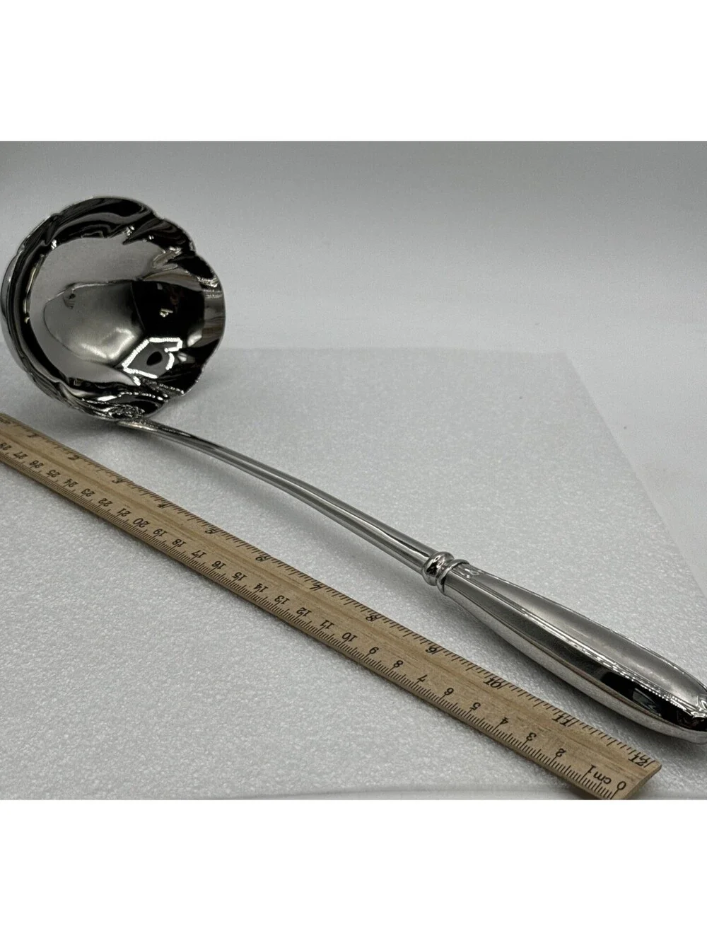 Princess House Barrington Ladle Large 12-3/4”Stainless 18/10 Flatware Light Wear